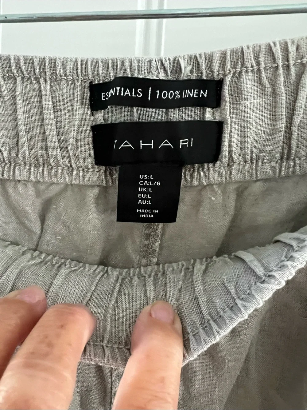 Women’s Casual Elastic-Waist Pants - Light Taupe